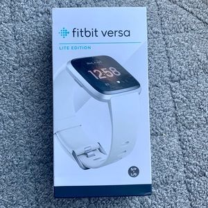 NEW IN BOX FitBit Versa Lite in White